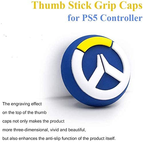 Capa para manípulos de polegar do controlador PS5 (3 pares / 6 unidades)-Site oficial de vendas da TwiHill