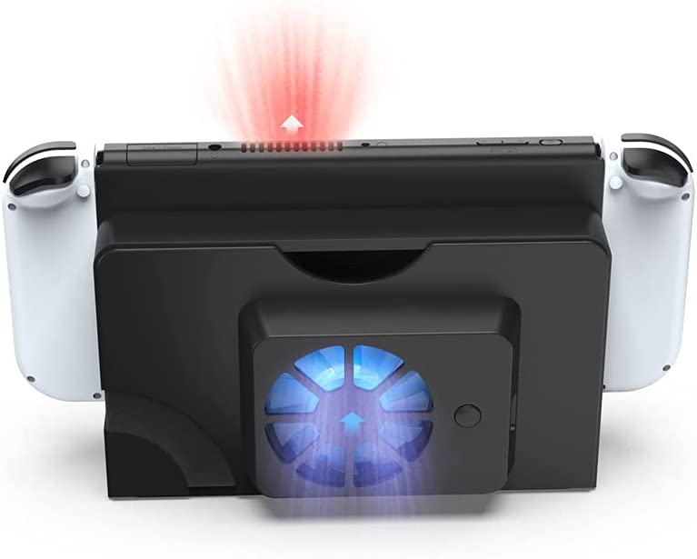 TwiHill O Ventilador De Resfriamento Da Base Do Host é Adequado Para Nintendo Switch OLED, Dissipador De Calor Com Ventilador Switch Oled, Acessórios Switch OLED, Preto-Site oficial de vendas da TwiHill
