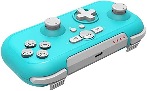 TwiHill Controlador Bluetooth para Nintendo Switch Pro, Mini Controlador Resistente ao Desgaste para Função Turbo de Suporte ao Switch Pro-TwiHill