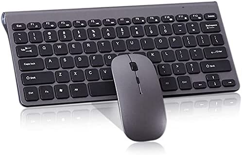 TwiHill Conjunto leve de teclado e mouse sem fio, teclado sem fio 2.4g, teclado e mouse sem fio, conjunto de teclado silencioso e silencioso, acessórios de computador, acessórios MAC-Site oficial de vendas da TwiHill