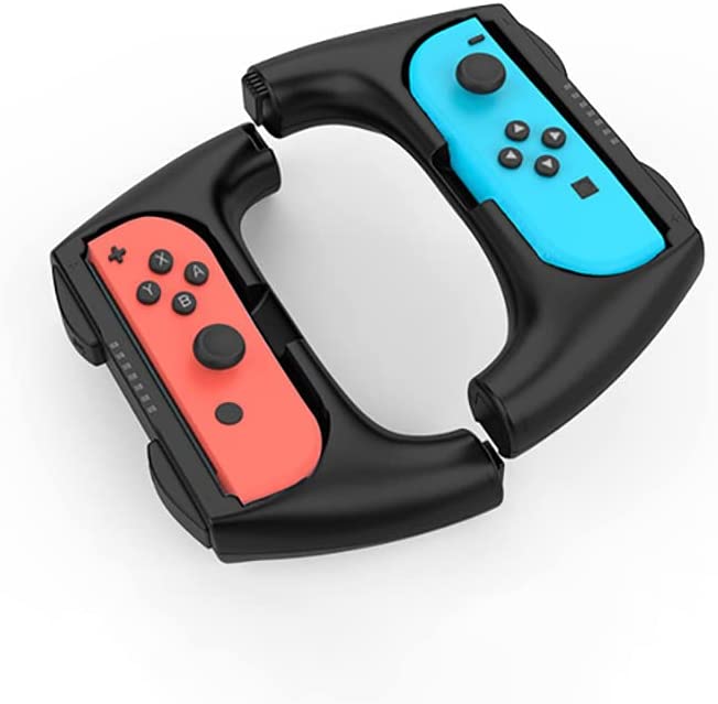 TwiHill O conjunto de volante é adequado para Nintendo Switch OLED, as alças esquerda e direita são dois-em-um, e o punho Joycon é dois-em-um e conjunto de volante.(cinza)-Site oficial de vendas da TwiHill