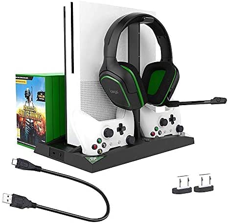 Suporte Vertical Multifuncional TwiHill 6 em 1 Compatível com Xbox One / Xbox One X / Xbox One S-Site oficial de vendas da TwiHill