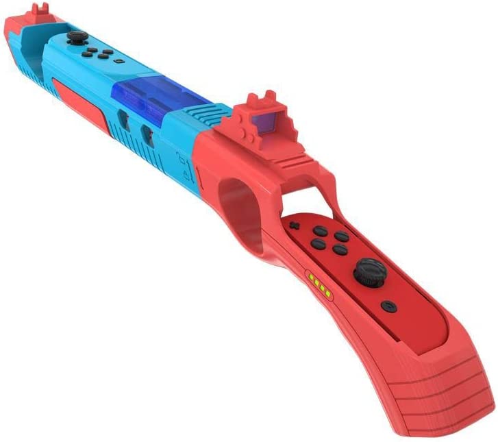 Arma somatossensorial de alça pequena para Nintendo switch, acessórios para jogos de metralhadora de jogo, acessórios para gamepad Nintendo switch-TwiHill