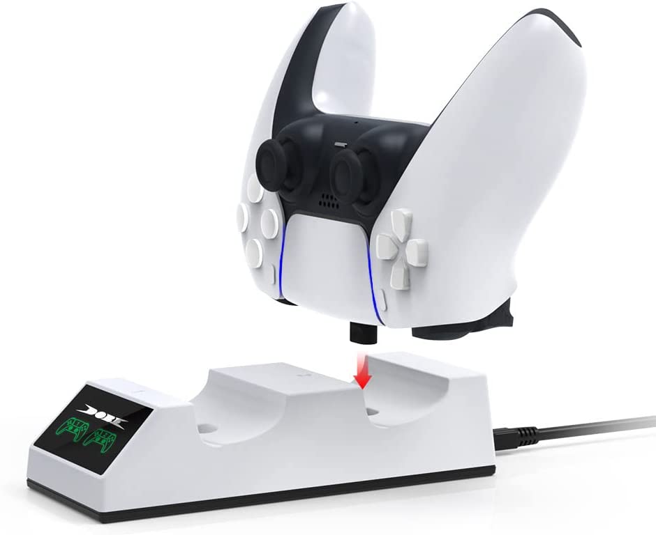 TwiHill A base de carregamento é adequada para PS5, o armazenamento de carregamento de alça de jogo de base de carregamento duplo, a base de carregamento dupla de interface TYPE-C-Site oficial de vendas da TwiHill