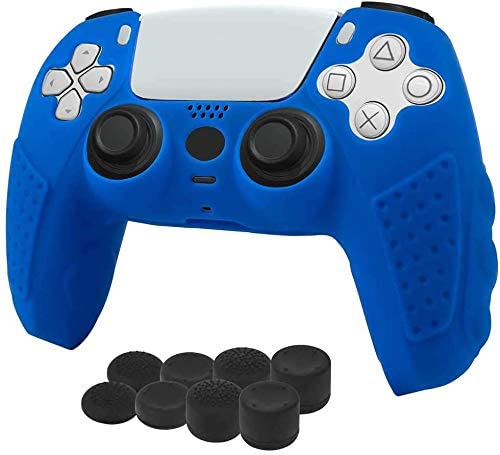 A capa protetora de silicone TwiHill é adequada para acessórios antiderrapantes PS5, PS5-para PS5