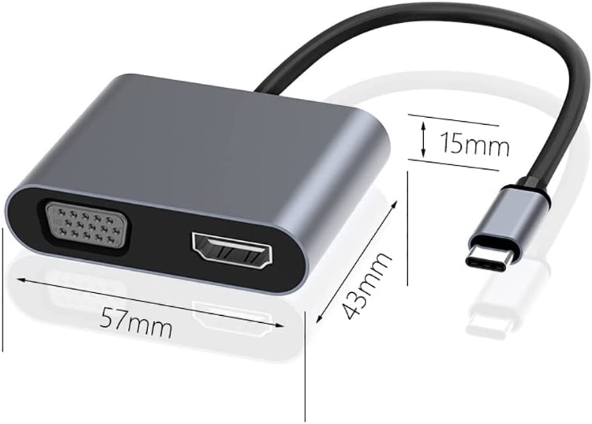 TwiHill compatível com Nintendo SWITCH, estação de acoplamento HUB quatro em um, exibição simultânea HDMI2.0 HD 4K VGA-TwiHill