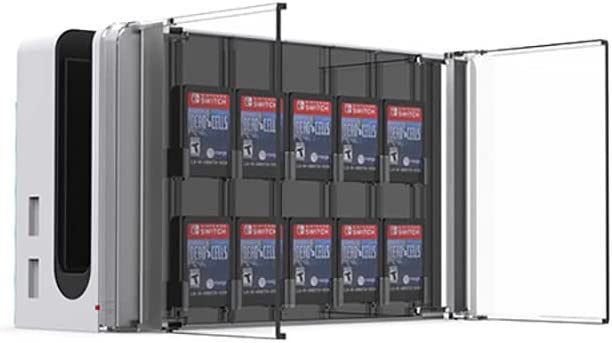 TwiHill Caixa de armazenamento de cartão de jogo para Nintendo Switch OLED, 10 em 1 protetora caixa de armazenamento de cartão de jogo-Site oficial de vendas da TwiHill