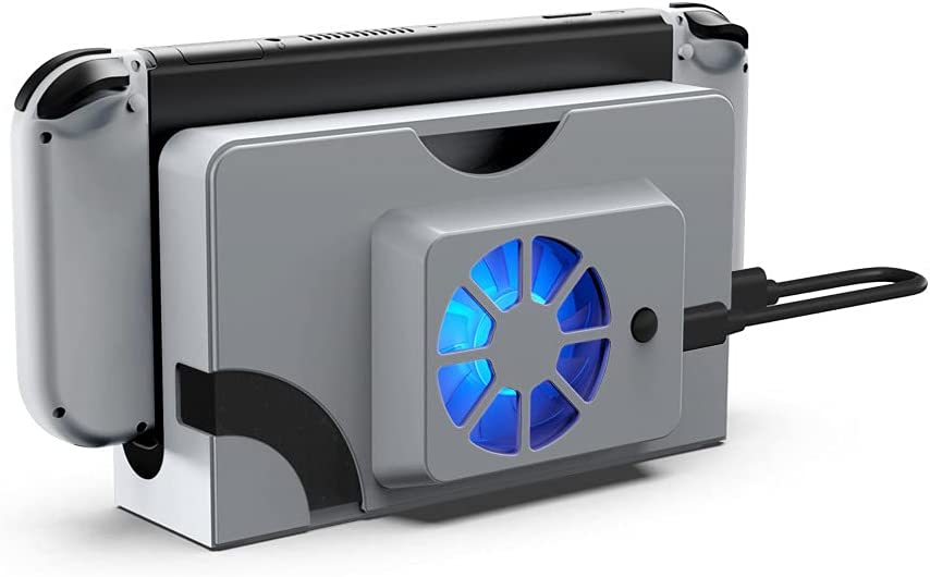 TwiHill O Ventilador De Resfriamento Da Base Do Host é Adequado Para Nintendo Switch OLED, Dissipador De Calor Com Ventilador Switch Oled, Acessórios Switch OLED, Preto-Site oficial de vendas da TwiHill