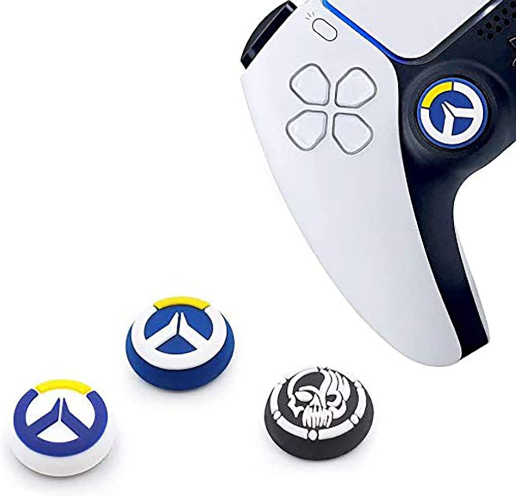 TwiHill Thumb Stick Grips Caps Cover Para Controlador Thumb Sticks Cover Set Tampa De Silicone De Substituição Para Joystick De Controlador Analógico Para PS5 (3 Pares / 6 Unidades)-Site oficial de vendas da TwiHill