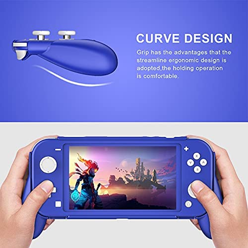 TwiHill a caixa protetora tipo alça é adequada para Nintendo switch lite. A caixa protetora é feita de ABS. Acessórios Nintendo switch lite (Azul)-TwiHill