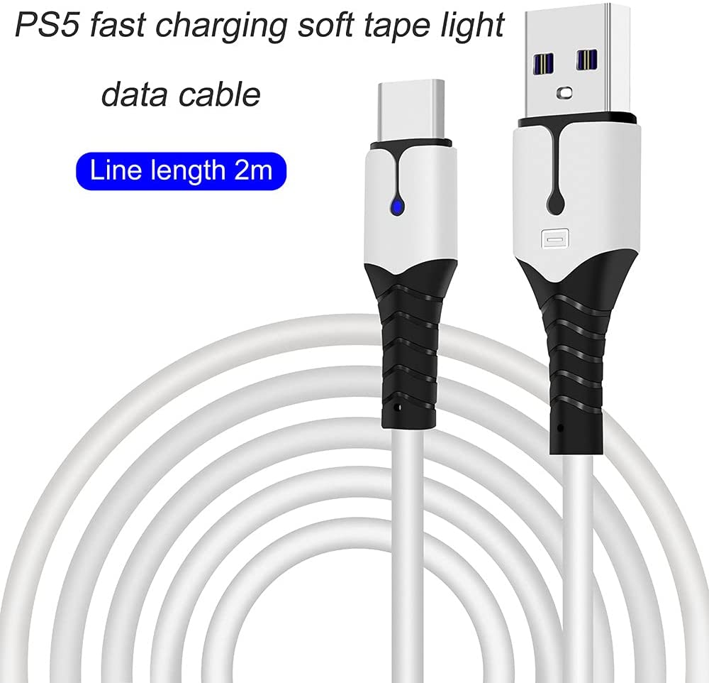 O novo cabo de carregamento de silicone para PS5, cabo de dados USB Cabo de carregamento de celular Android 3A-Site oficial de vendas da TwiHill