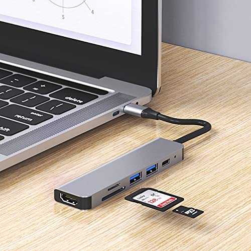 TwiHill docking station multifuncional hub tipo c, 4K HD USB, docking station 6-em-um TYPE C para notebooks. Extensor multifuncional-Site oficial de vendas da TwiHill
