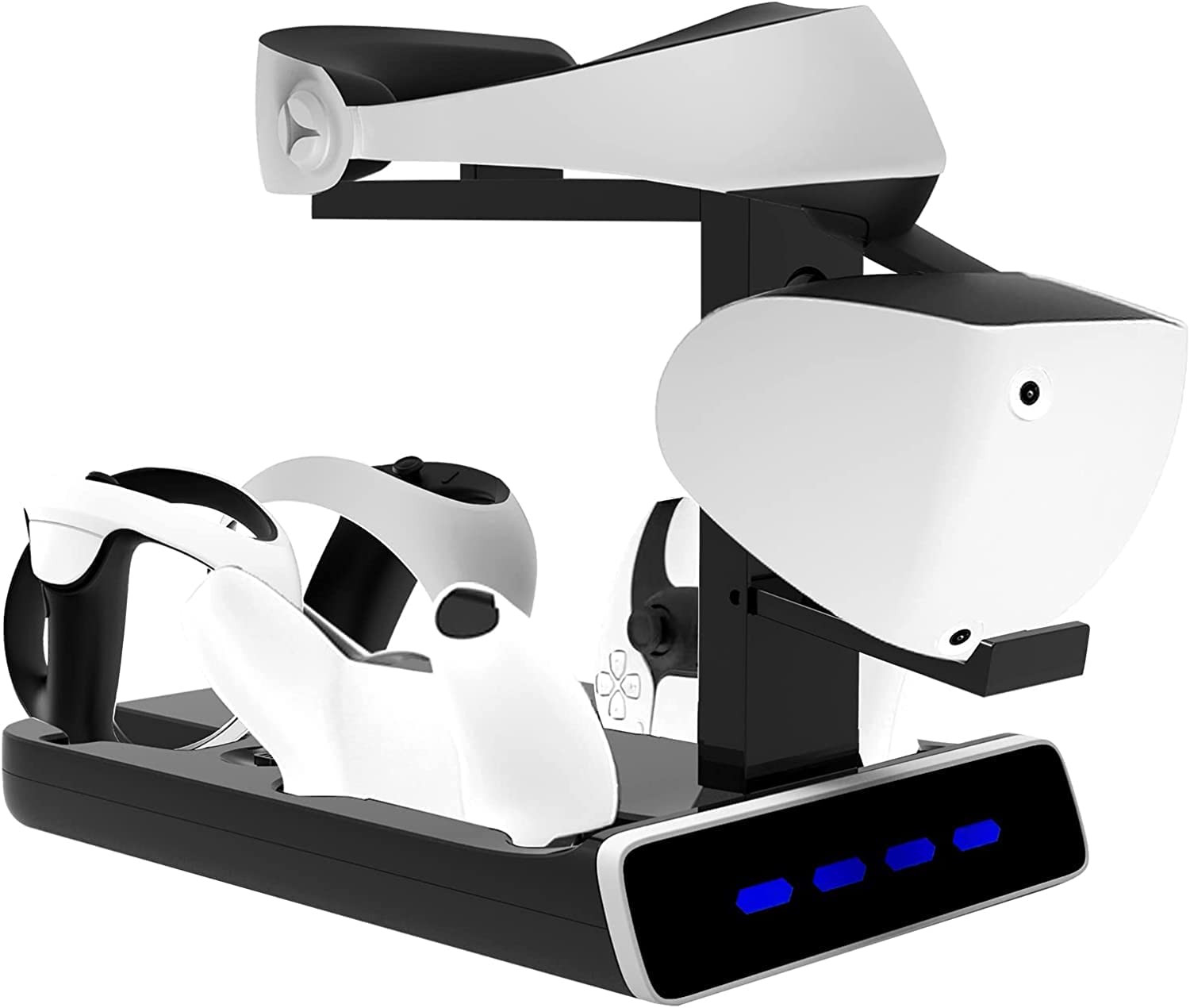 para suporte de exibição de carregamento Snoy PSVR2 com luz LED - exibição de suporte VR seu PSVR2 - carregamento compatível com alça Sony Playstation VR2, carregador de controlador PS5, carregador de assento-para PS VR2Site oficial de vendas da TwiHill