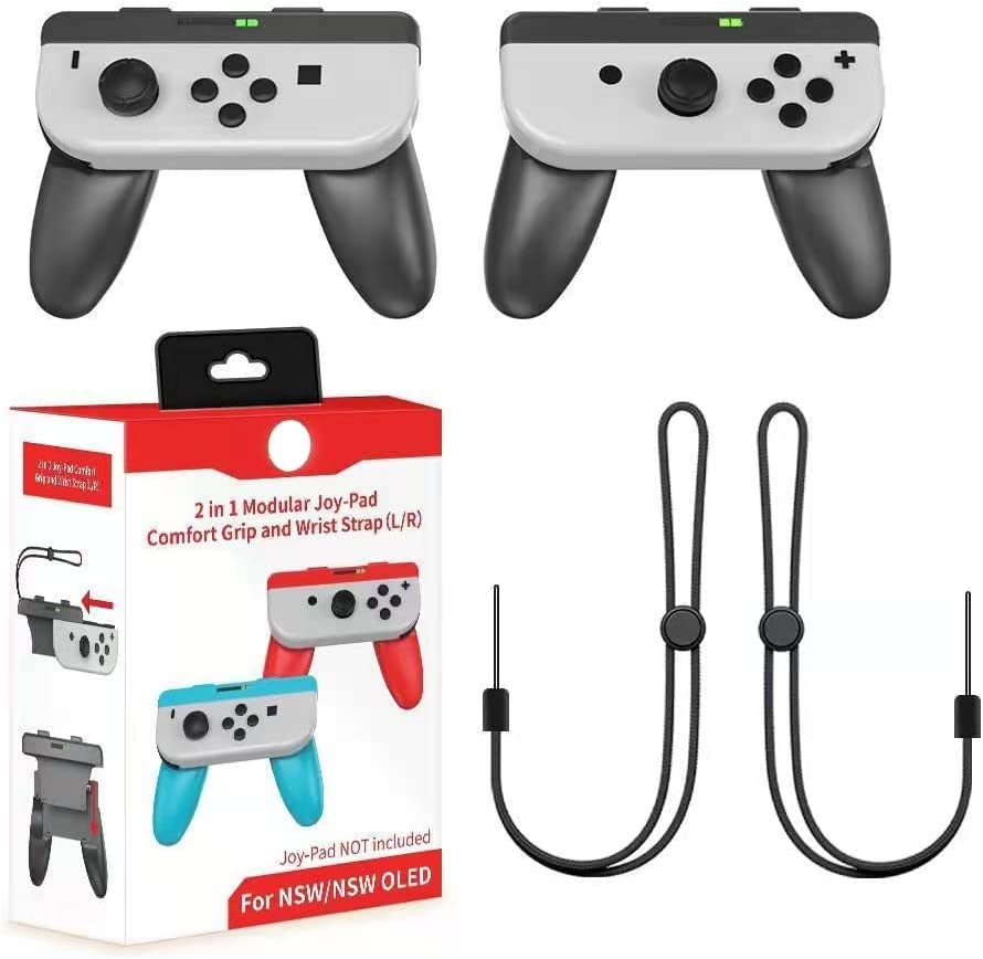 Alça 2 em 1 destacável para Nintendo Switch/Nintendo Switch OLED, alça 2 em 1 para desfrutar de ambas as funções-TwiHill
