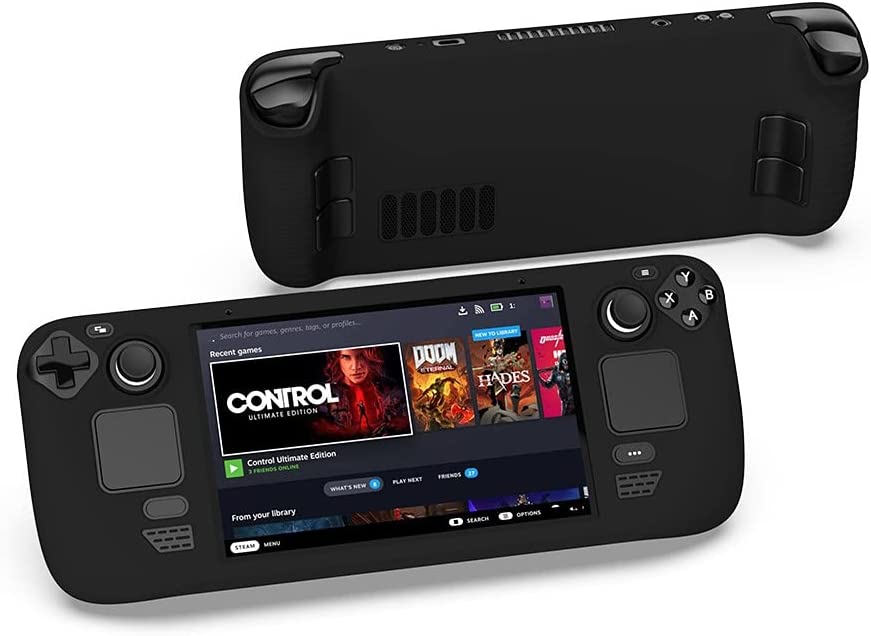 Estojo de silicone para host Steam Deck, estojo protetor de silicone com tudo incluído para console de jogos Steam Deck-Site oficial de vendas da TwiHill