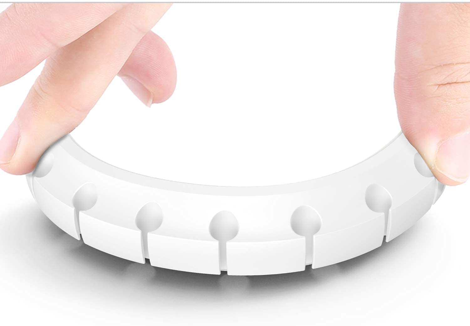 Clipes de suporte de cabo TwiHill, pacote de 3 clipes organizadores de cabo de gerenciamento de cabos Silicone autoadesivo para desktop Cabo de carregamento USB Mesa de cabeceira Cabo de alimentação Cabo de mouse Fio PC Office Home-Site oficial de vendas da TwiHill