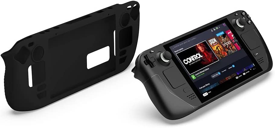 Estojo de silicone para host Steam Deck, estojo protetor de silicone com tudo incluído para console de jogos Steam Deck-Site oficial de vendas da TwiHill
