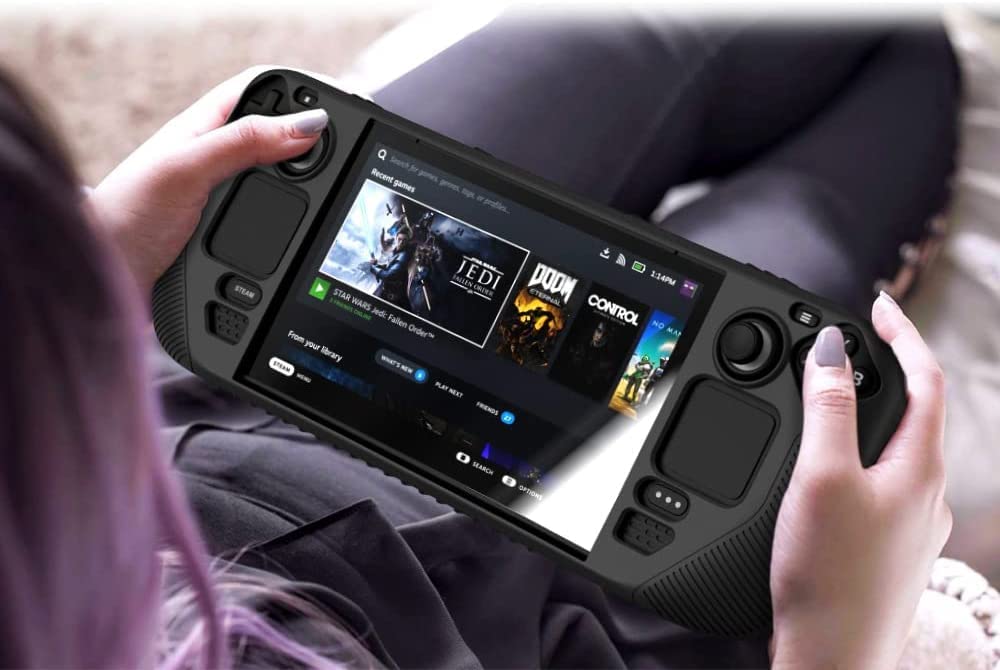 Capa protetora de silicone antiderrapante à prova de choque para console de jogos para Steam Deck-Site oficial de vendas da TwiHill