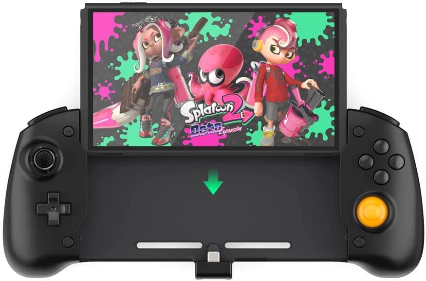 TwiHill Adequado para gamepad em linha Nintendo Switch OLED, punho de gamepad NS, acessórios NS Switch OLED-TwiHill