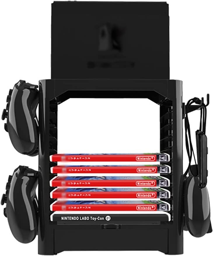 TwiHill Suporte de armazenamento multifuncional para switch Nintendo, suporte de host de interruptor de suporte de disco, suporte de disco de acessórios de switch Nintendo-Site oficial de vendas da TwiHill