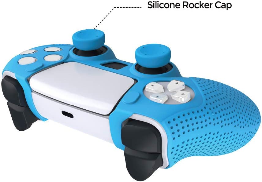 A manga de silicone TwiHill é adequada para PS5, manga protetora antiderrapante PS5-para PS5