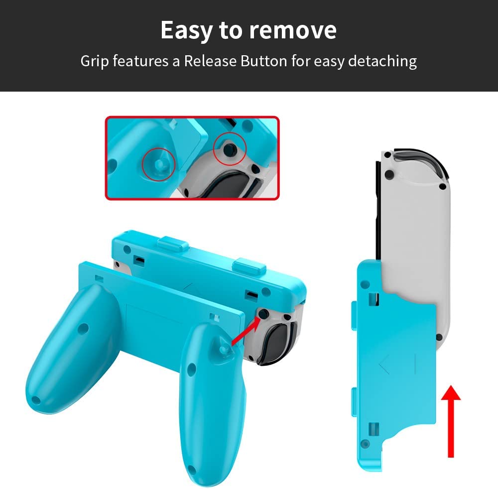 Alça 2 em 1 destacável para Nintendo Switch/Nintendo Switch OLED, alça 2 em 1 para desfrutar de ambas as funções-TwiHill