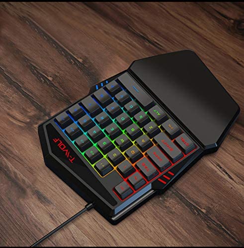 TwiHill o teclado mecânico de uma mão é adequado para PUBG, mouse mecânico, acessórios de jogos, produtos de e-sports, flexível e conveniente-Site oficial de vendas da TwiHill