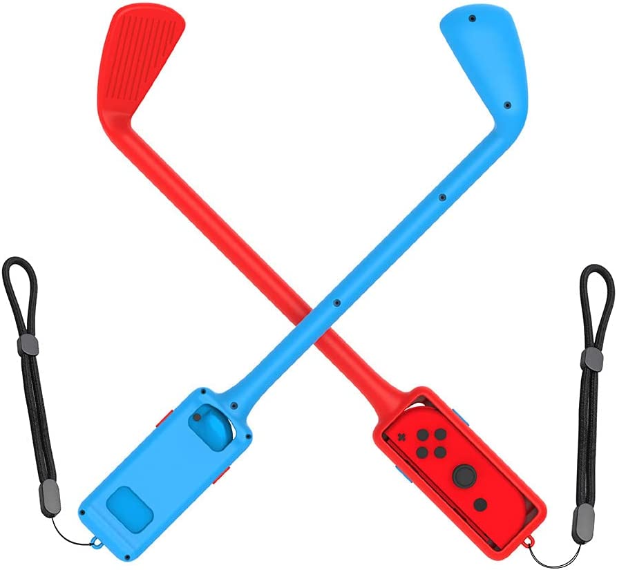TwiHill os tacos de golfe são adequados para a aderência do jogo somatossensorial do Nintendo Switch Mario Golf. Nintendo Switch manípulo somatossensorial esquerdo e direito-para NintendoSite oficial de vendas da TwiHill