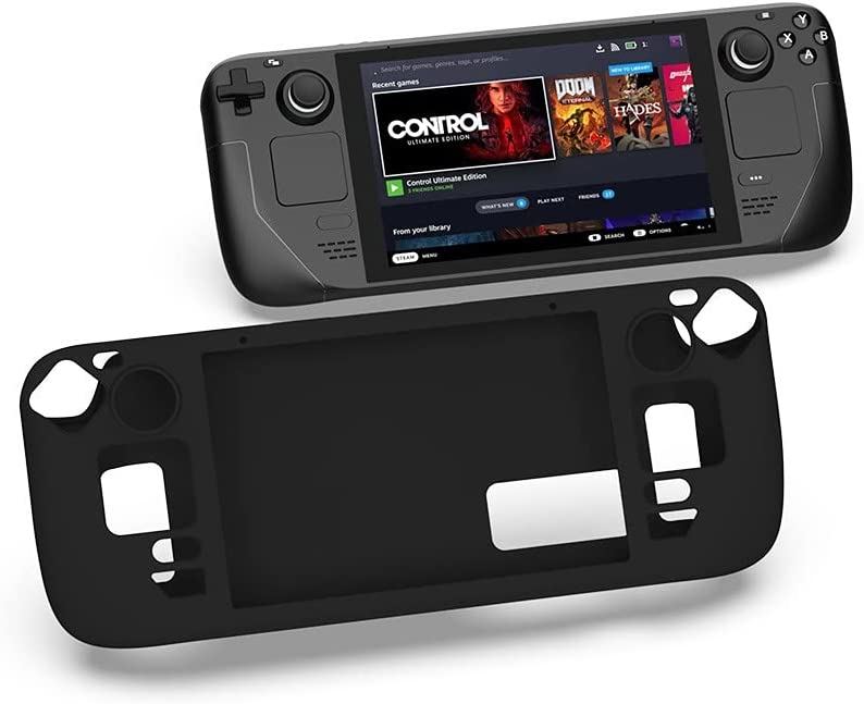 Estojo de silicone para host Steam Deck, estojo protetor de silicone com tudo incluído para console de jogos Steam Deck-Site oficial de vendas da TwiHill