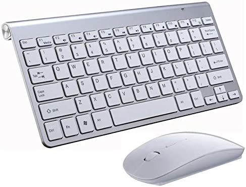 TwiHill Conjunto leve de teclado e mouse sem fio, teclado sem fio 2.4g, teclado e mouse sem fio, conjunto de teclado silencioso e silencioso, acessórios de computador, acessórios MAC-para PCSite oficial de vendas da TwiHill
