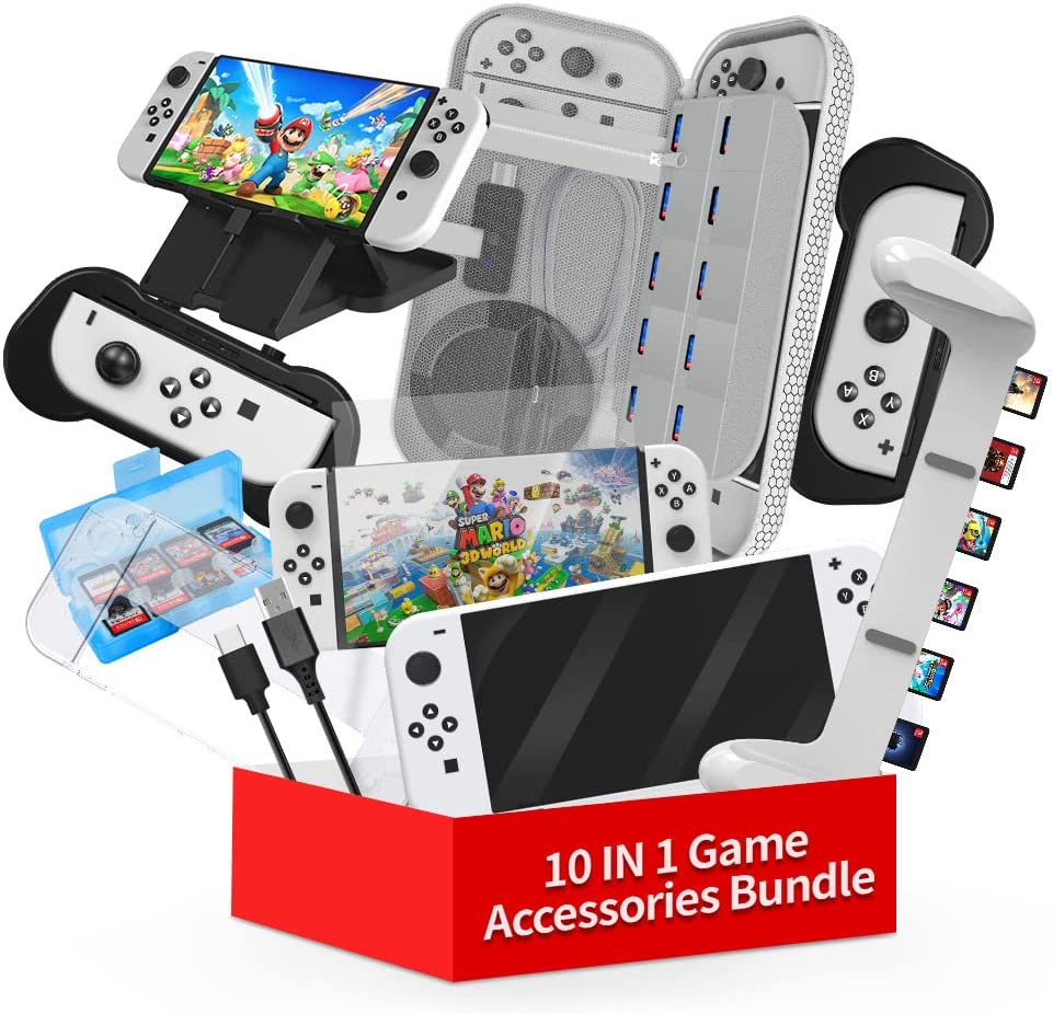 TwiHill O pacote de presente é adequado para Nintendo Switch OLED, conjunto de acessórios essenciais Nintendo Switch oled-Site oficial de vendas da TwiHill