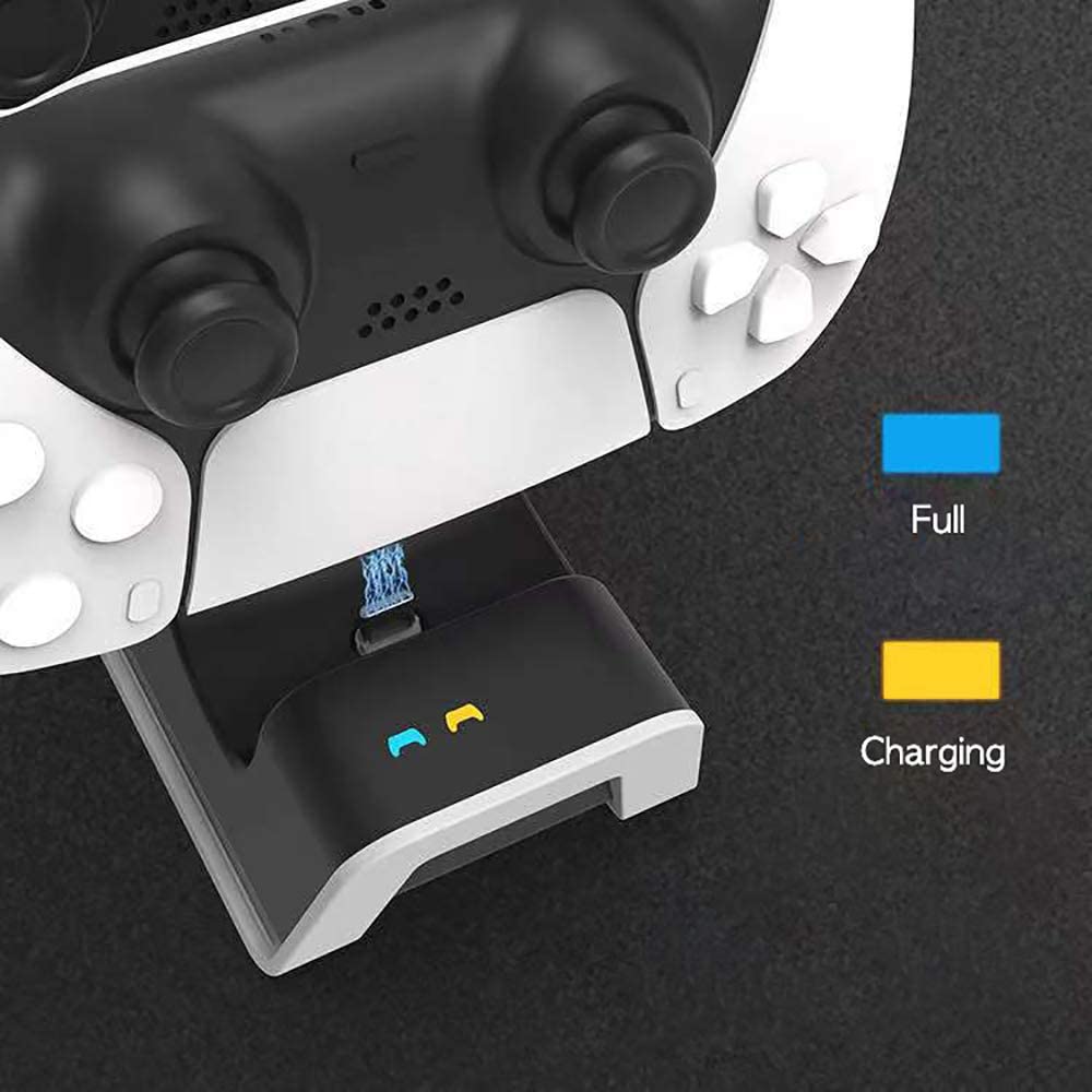 O controlador TwiHill é adequado para suporte do controlador sem fio PS5, base do controlador de jogo PS5, suporte duplo do controlador PS5 duplo-Site oficial de vendas da TwiHill