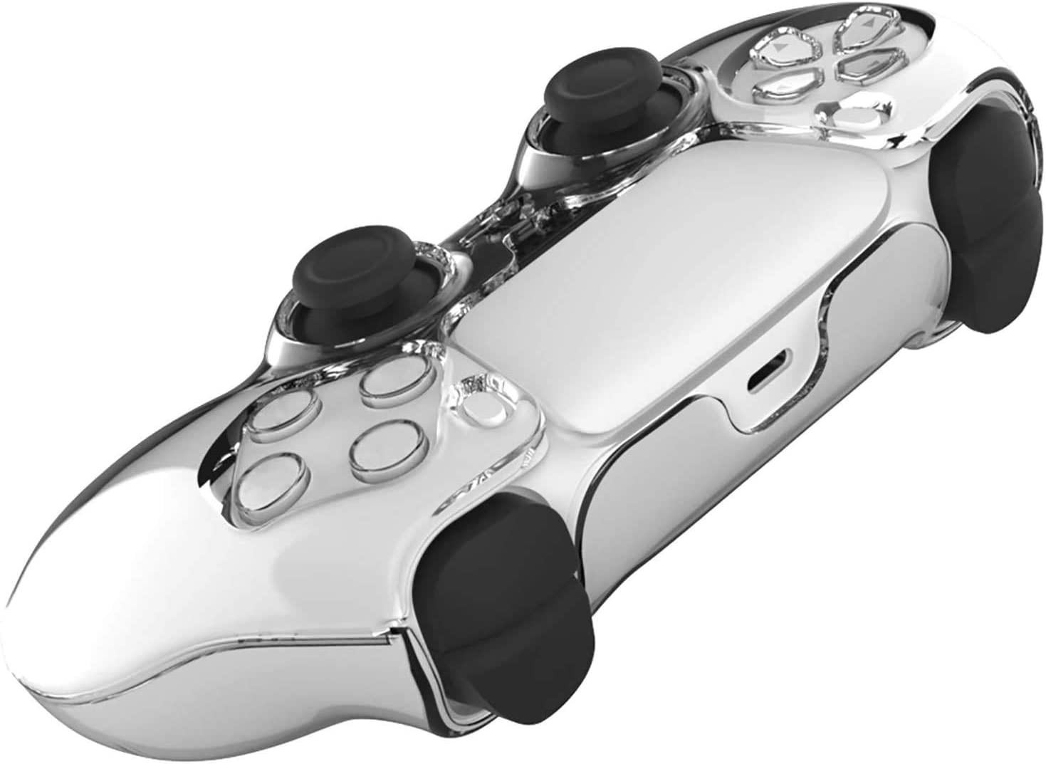 TwiHill Anti-Slip Cover Protector Case para PS5 Controller Skin Grip, Front Housing Shell Faceplate para PS5 Wireless Controller (transparente) - Controlador NÃO Incluído-Site oficial de vendas da TwiHill