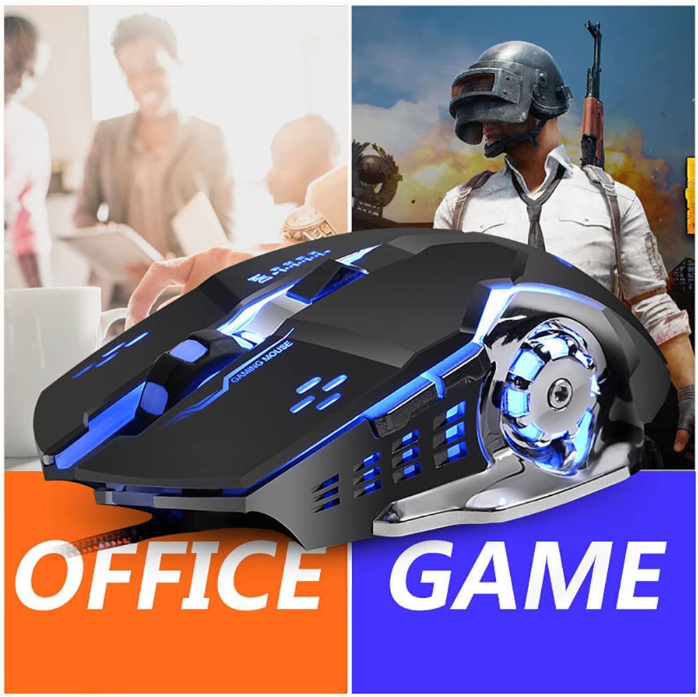 TwiHill Mouse com fio, ajuste de DPI de 4 velocidades, Luzes traseiras coloridas, melhor experiência-Site oficial de vendas da TwiHill