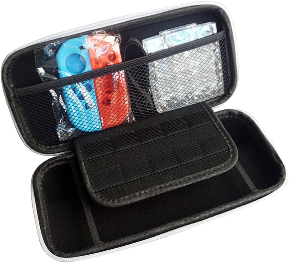TwiHill O conjunto de armazenamento é adequado para Nintendo Switch OLED, bolsa de proteção para jogos, conjunto de armazenamento para PC com estrutura protetora de cristal-Site oficial de vendas da TwiHill