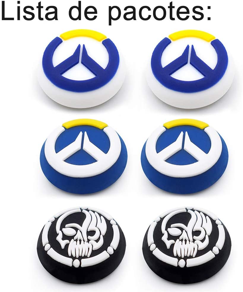 Capa para manípulos de polegar do controlador PS5 (3 pares / 6 unidades)-Site oficial de vendas da TwiHill