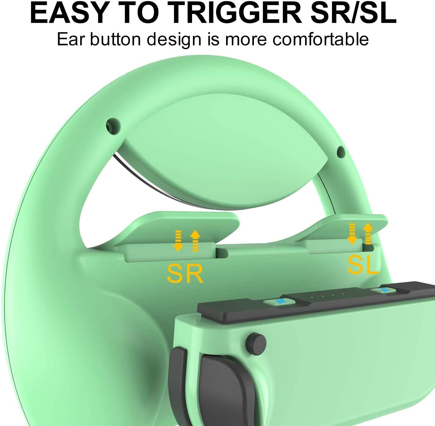 TwiHill Grip para Nintendo Switch Controller - Racing Steering Wheel Switch Controller Kit de alça de jogo apto para Nintendo Switch Joy-Con Controllers-Site oficial de vendas da TwiHill