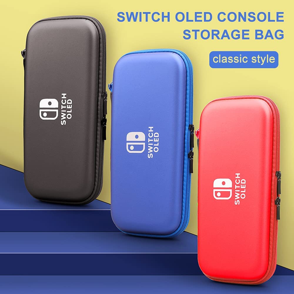 TwiHill A Bolsa De Armazenamento Host é Adequada Para Nintendo Switch OLED, Bolsa Rígida EVA, Resistência à Queda, Proteção, Acessórios Nintendo Switch-TwiHill