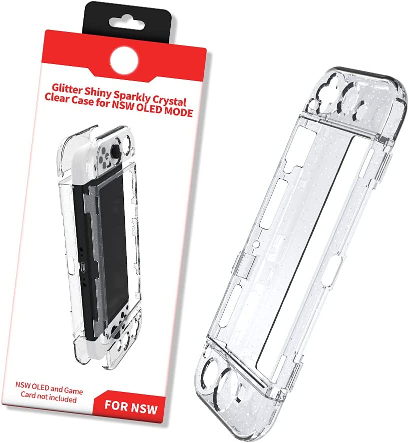 TwiHill Nintendo Switch OLED host split caixa protetora de cristal, acessórios Nintendo Switch OLED, acessórios de jogos-Site oficial de vendas da TwiHill