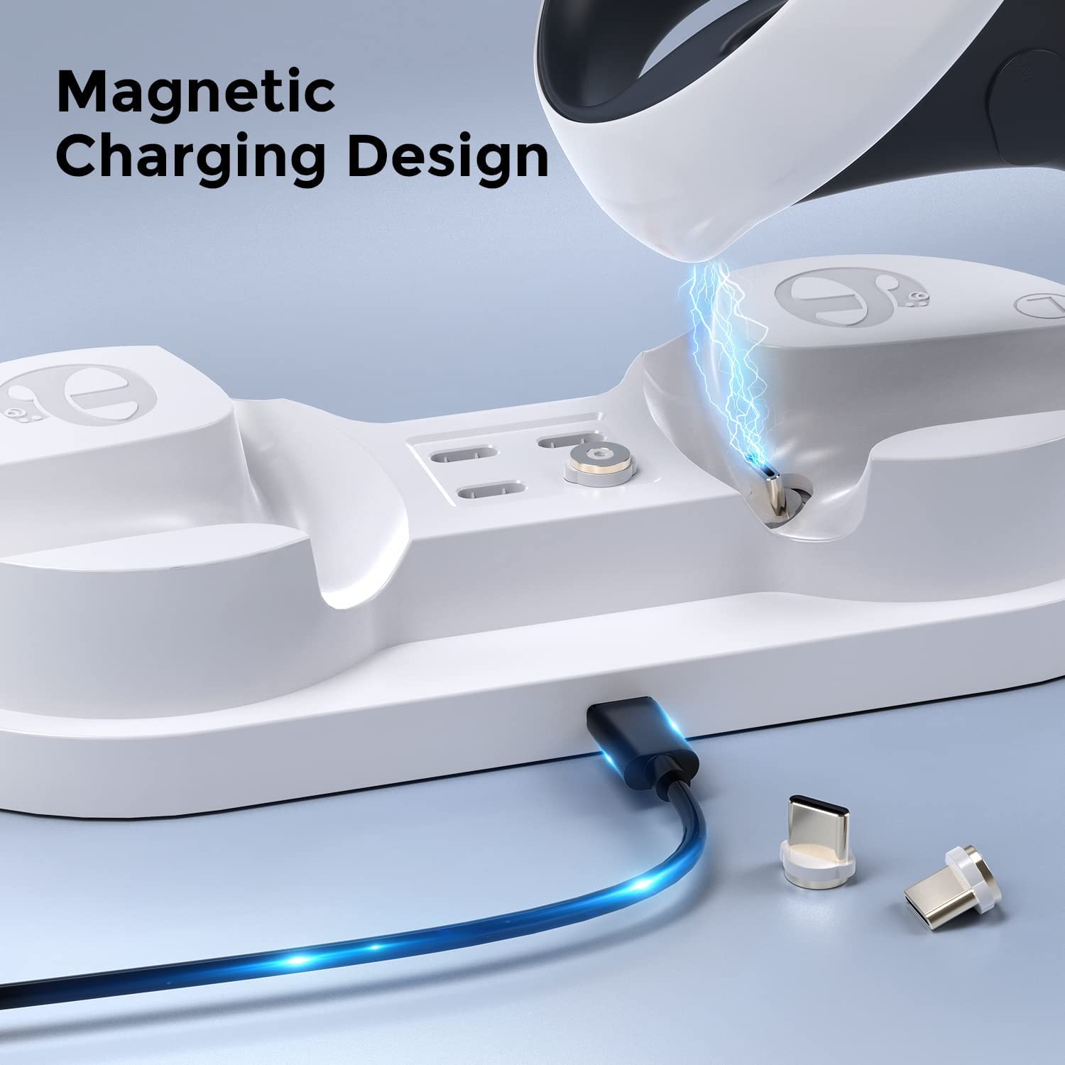 Estação de carregamento TwiHill para PS5 VR2, estação de carregamento VR2 com indicador LED-Site oficial de vendas da TwiHill