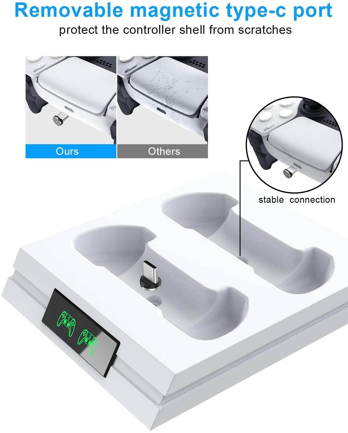 base para carregador de base para gamepad PS5-para PS5Site oficial de vendas da TwiHill