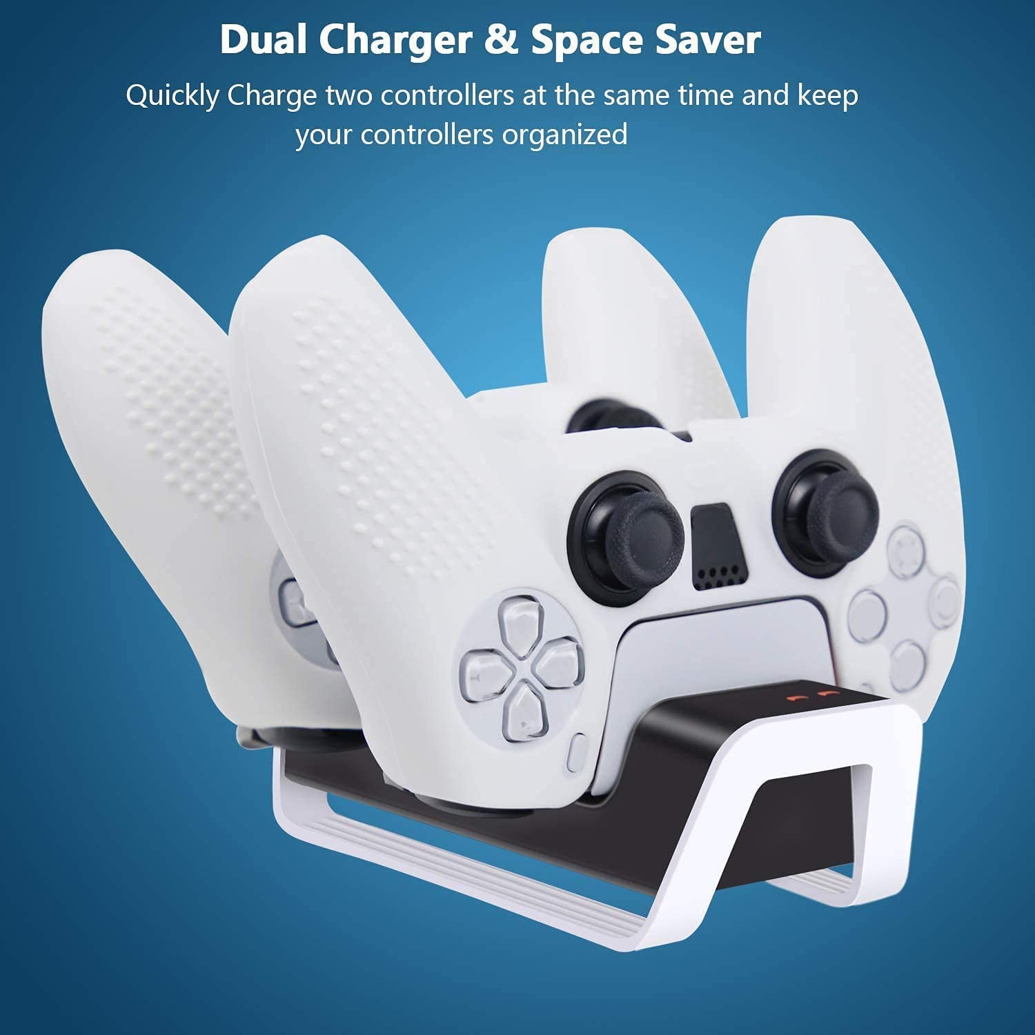 O controlador TwiHill é adequado para suporte do controlador sem fio PS5, base do controlador de jogo PS5, suporte duplo do controlador PS5 duplo-Site oficial de vendas da TwiHill