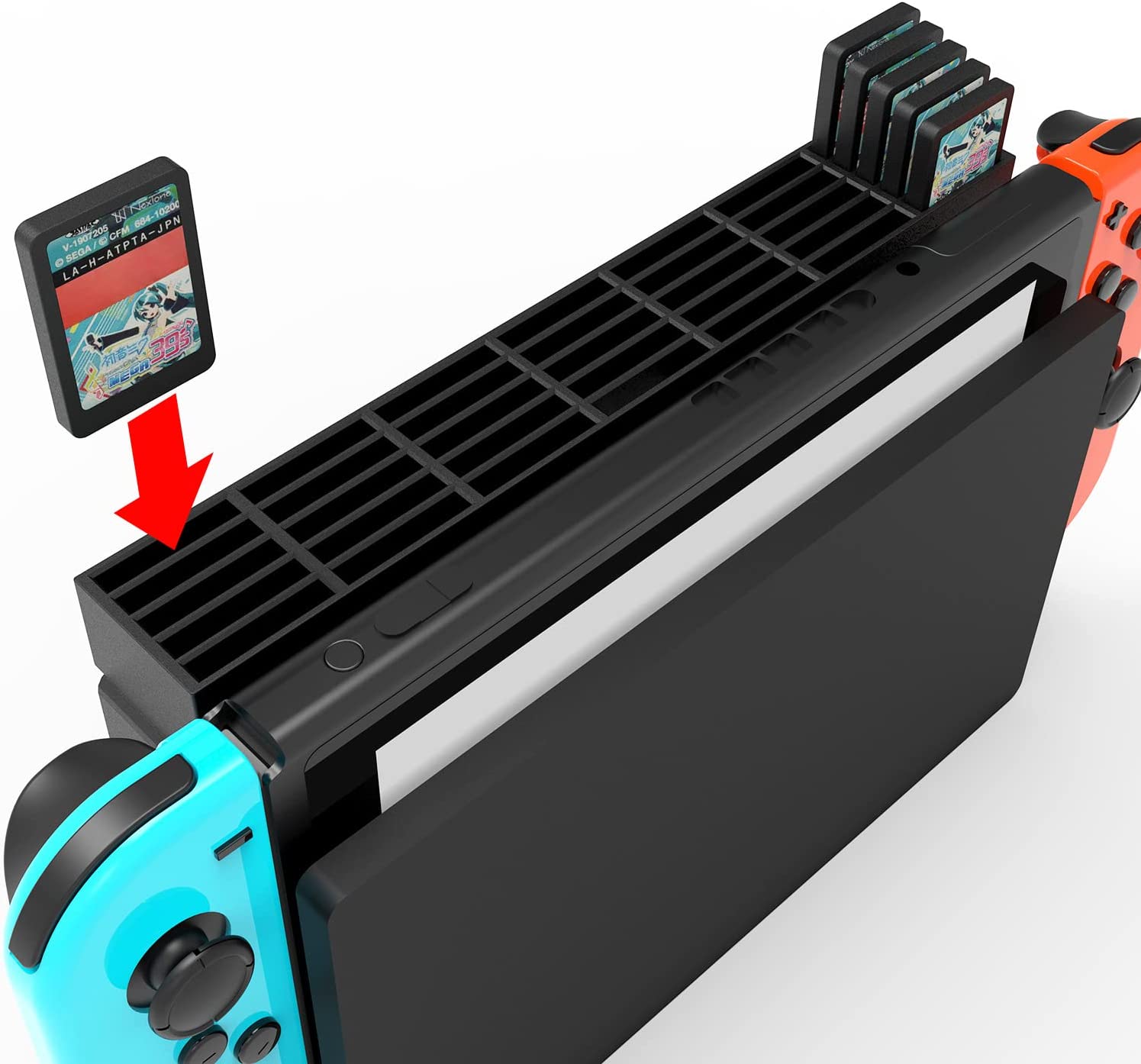 Caixa de cartão de armazenamento TwiHill para console Nintendo, 35 em 1 caixa de armazenamento de cassete de jogo Nintendo switch caixa de armazenamento de cartão de jogo periférico-TwiHill