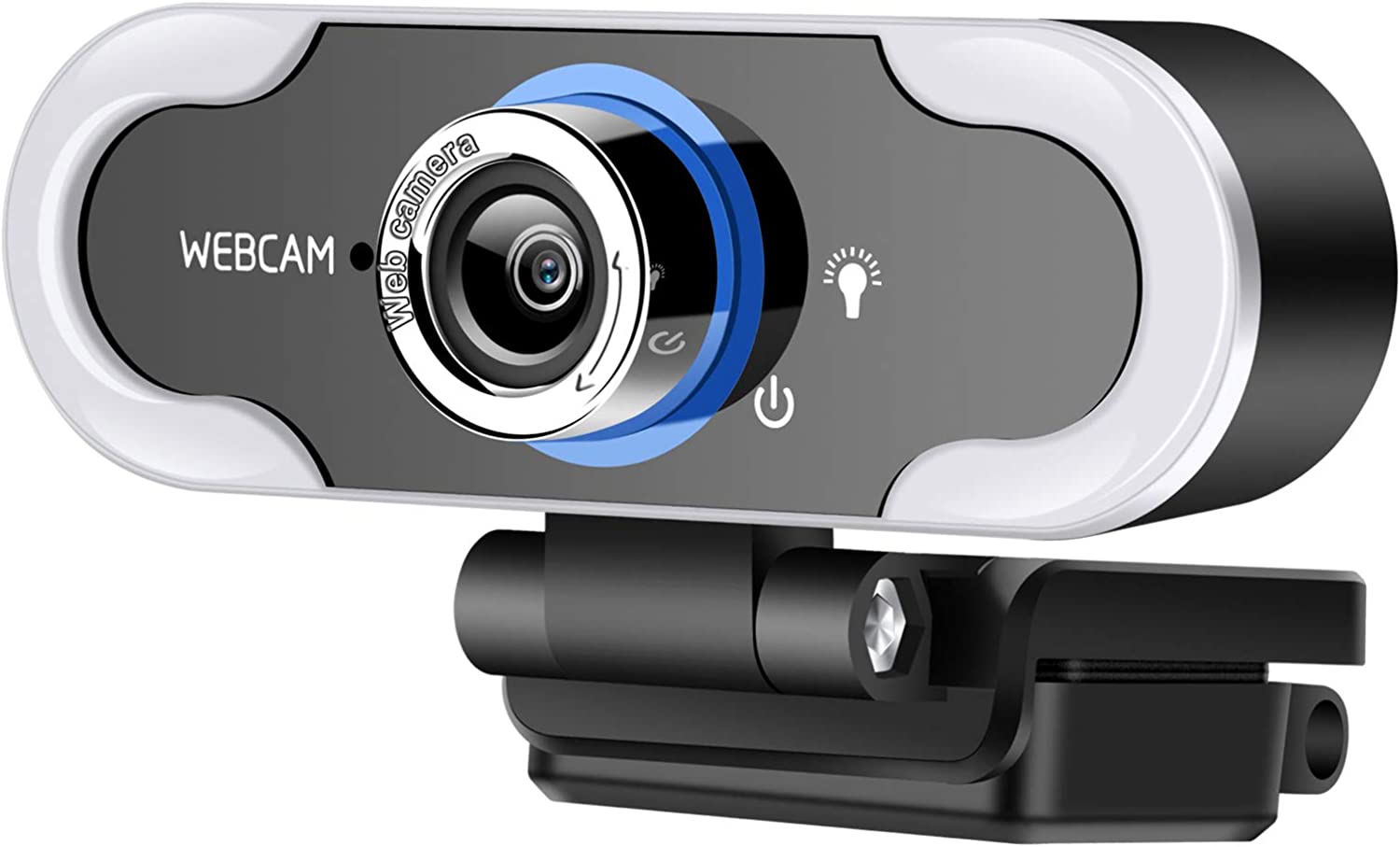 TwiHill 2K/1080P Webcam, Com tripé,NP HD PC Webcam Microfone embutido de câmera de computador USB - Câmera da Web USB para transmissão ao vivo, videochamada e gravação - Com a luz de preenchimento de LED, a luz de fundo também é clara-Site oficial de vendas da TwiHill
