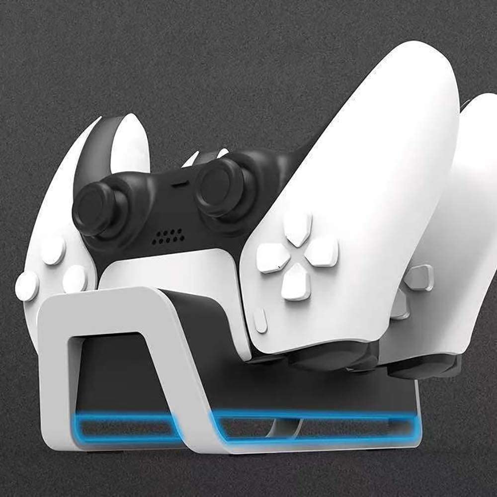 O controlador TwiHill é adequado para suporte do controlador sem fio PS5, base do controlador de jogo PS5, suporte duplo do controlador PS5 duplo-Site oficial de vendas da TwiHill