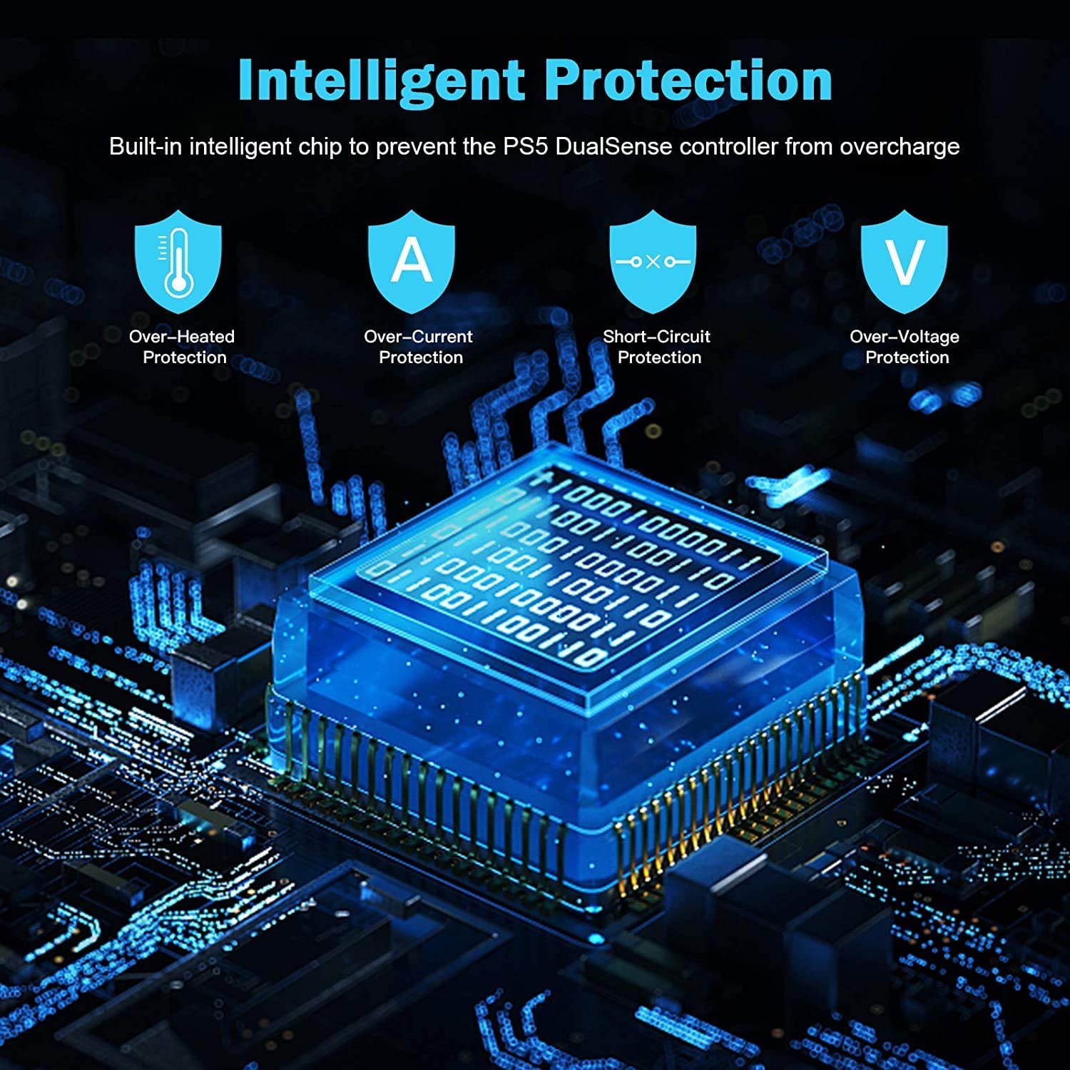 A base TwiHill é adequada para controlador PS5, estação base Playstation 5, para gamepad sem fio DualSense PS5, branco-TwiHill