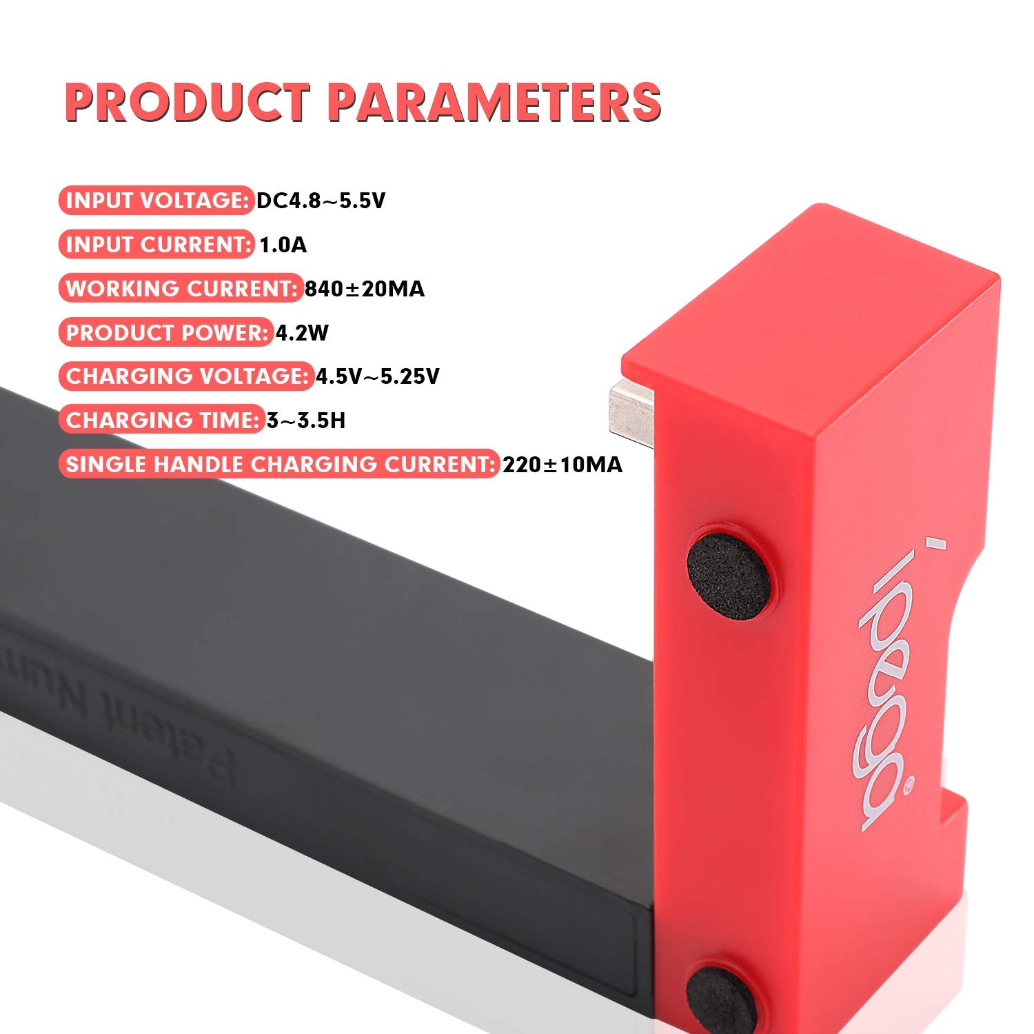 Carregador para 4 interruptores Joy-Cons com 4 slots de carregamento Joy Con-Site oficial de vendas da TwiHill