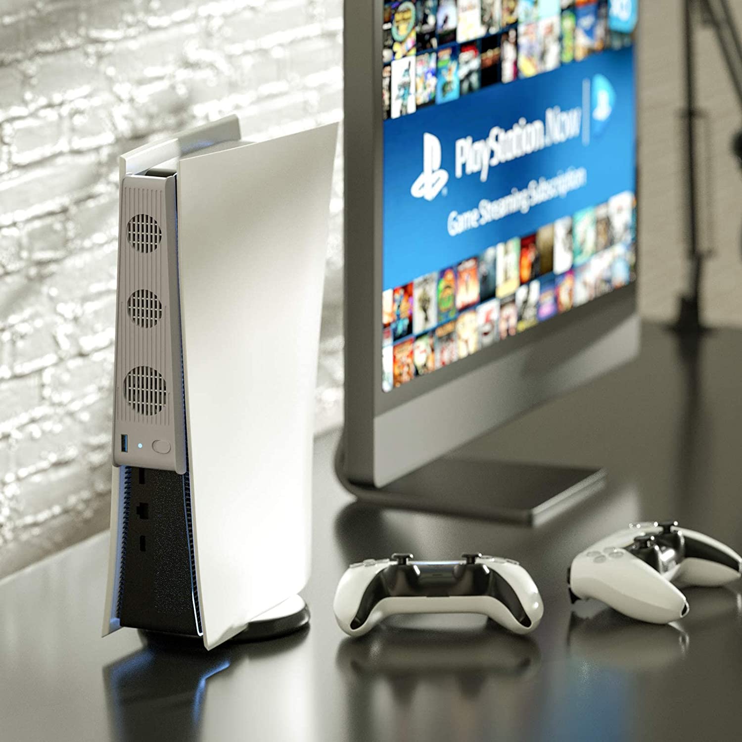 TwiHill Ventilador de resfriamento PS5, PS5 Cooler compatível com PS5 Digital Edition / PS5 Ultra HD - branco-Site oficial de vendas da TwiHill