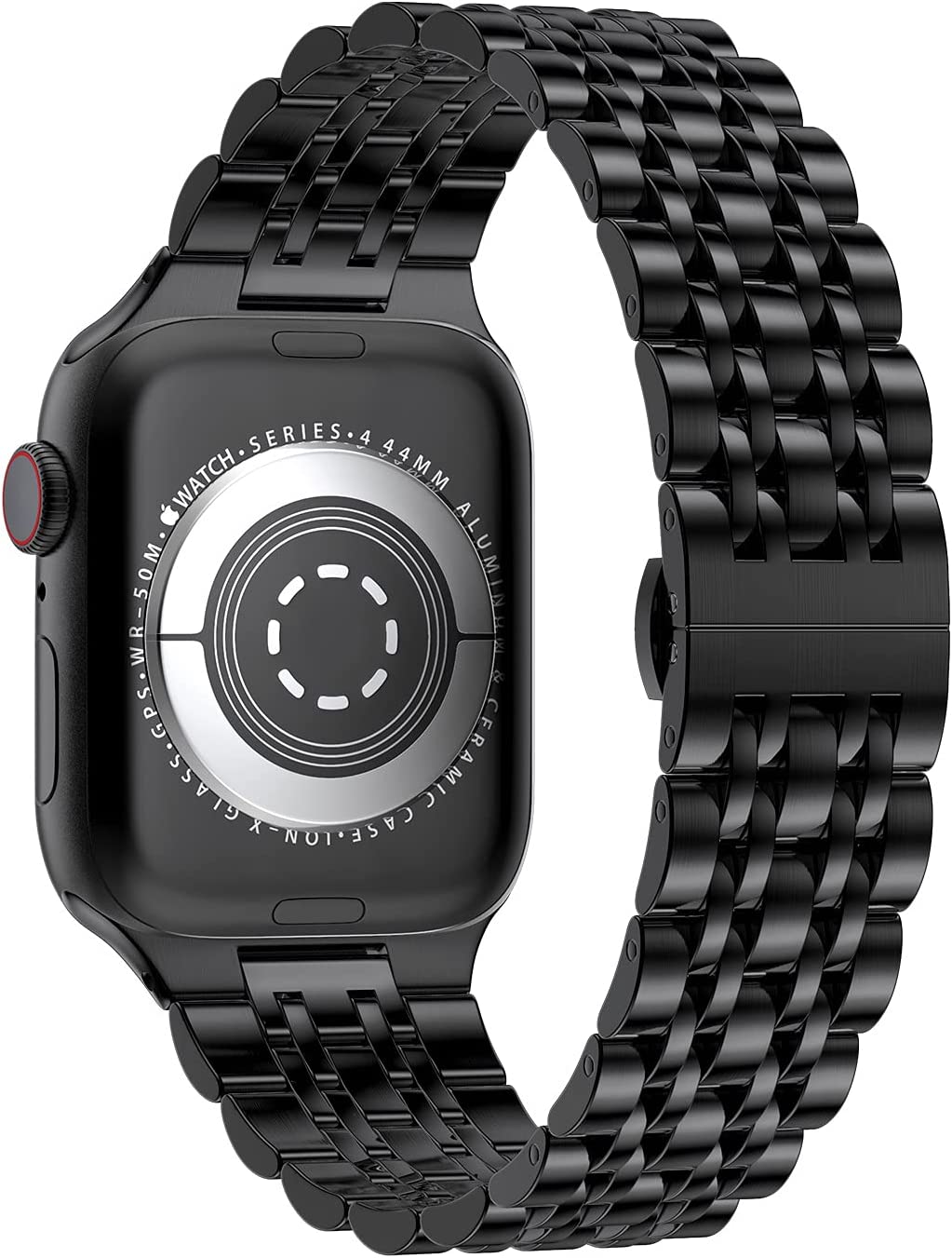 TwiHill é adequado para pulseiras Apple Watch, pulseira de aço inoxidável com sete contas Apple Watch acessórios Apple Watch (38 / 40mm)-para appleSite oficial de vendas da TwiHill