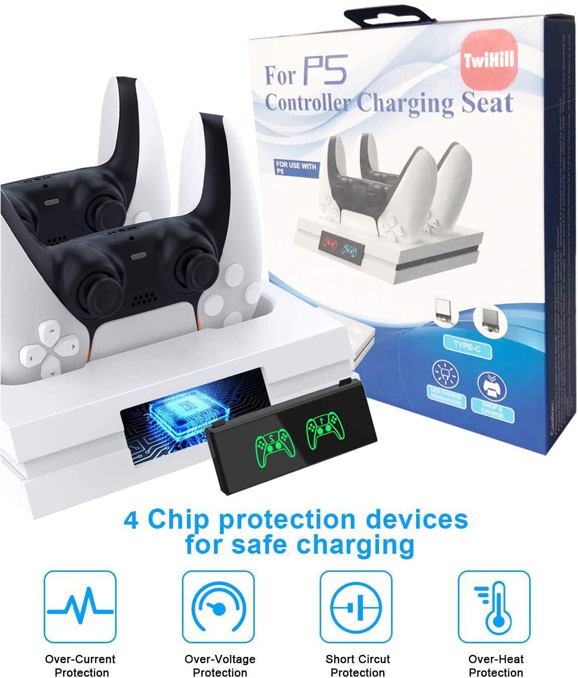 base para carregador de base para gamepad PS5-para PS5Site oficial de vendas da TwiHill